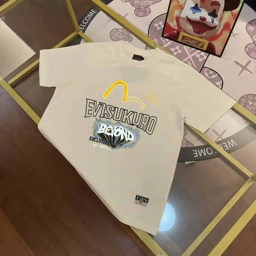 EVISU New Arrival LOGO T Size：S-XXL